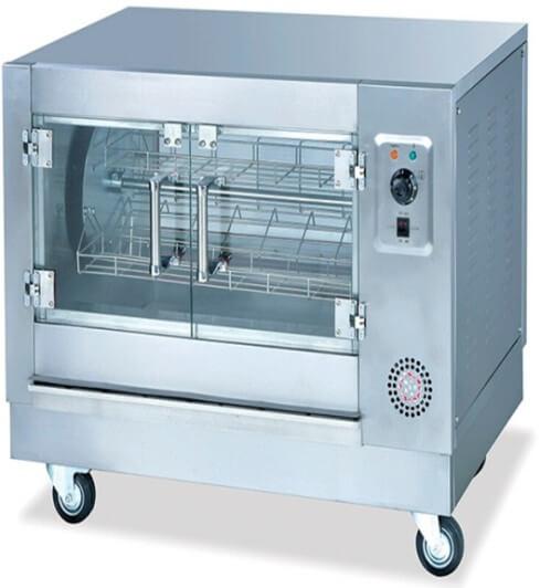 GATTO Electric Chicken Rotisserie - 4 Basket 8 Chickens